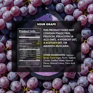 trehouse Sour Grape Extra-Strength Mushroom Gummies