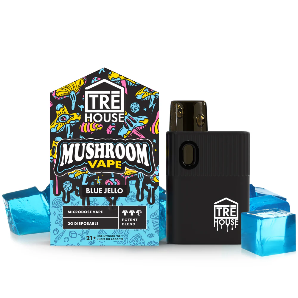 tre house Blue Jello Microdose Mushroom Vape Pen