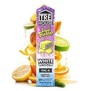 Tre House White Widow - Live Resin Liquid Budder Hybrid THC-A Vape Pen - 2g