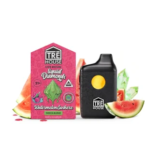 Tre House Watermelon Gusherz - Live Rosin Liquid Diamonds Indica THC Vape Pen - 3.5g